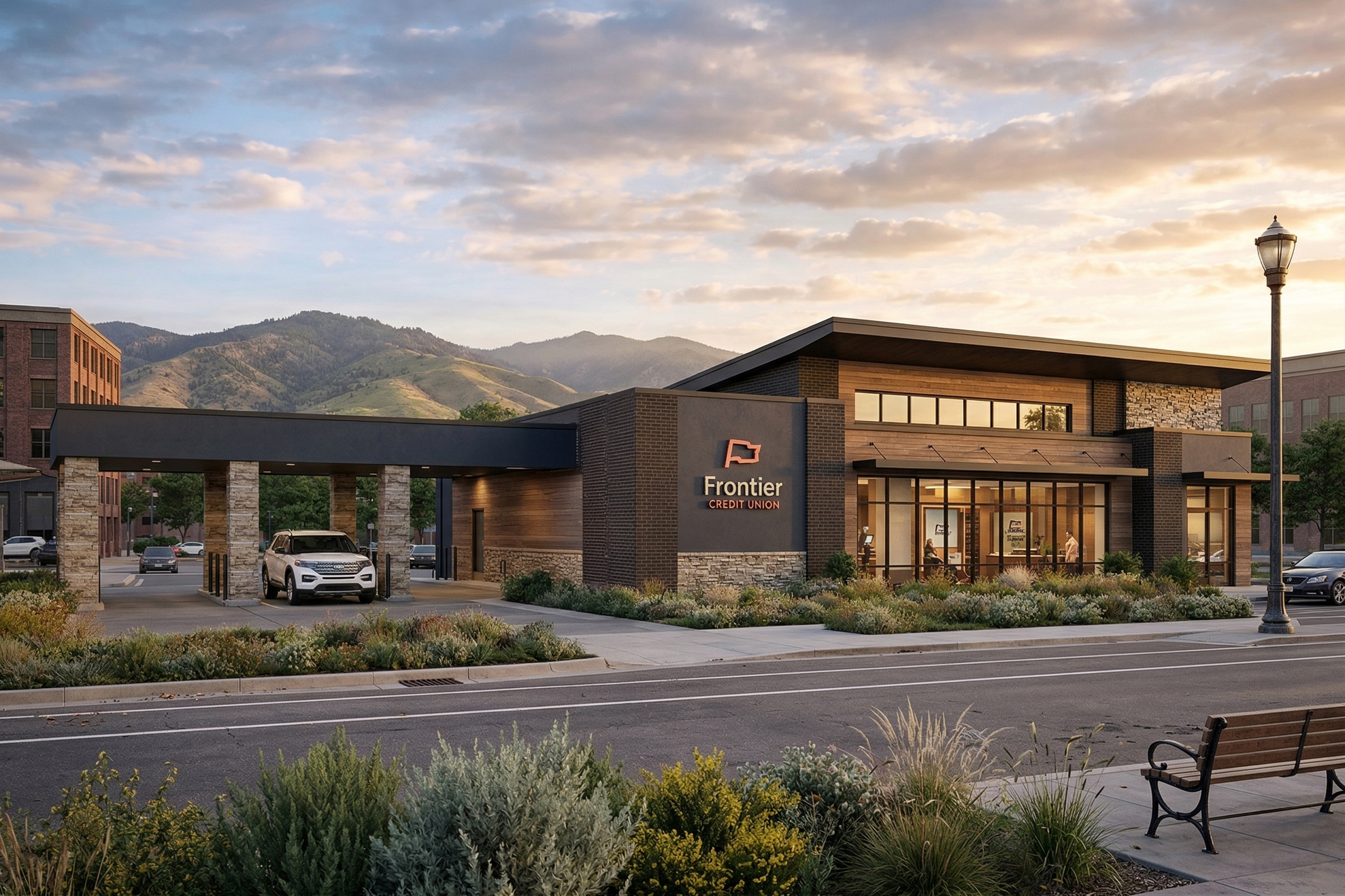 Frontier Credit Union — Branch Prototype, Idaho, Washington, Oregon, Hawaii, and Kentucky & Mountain West