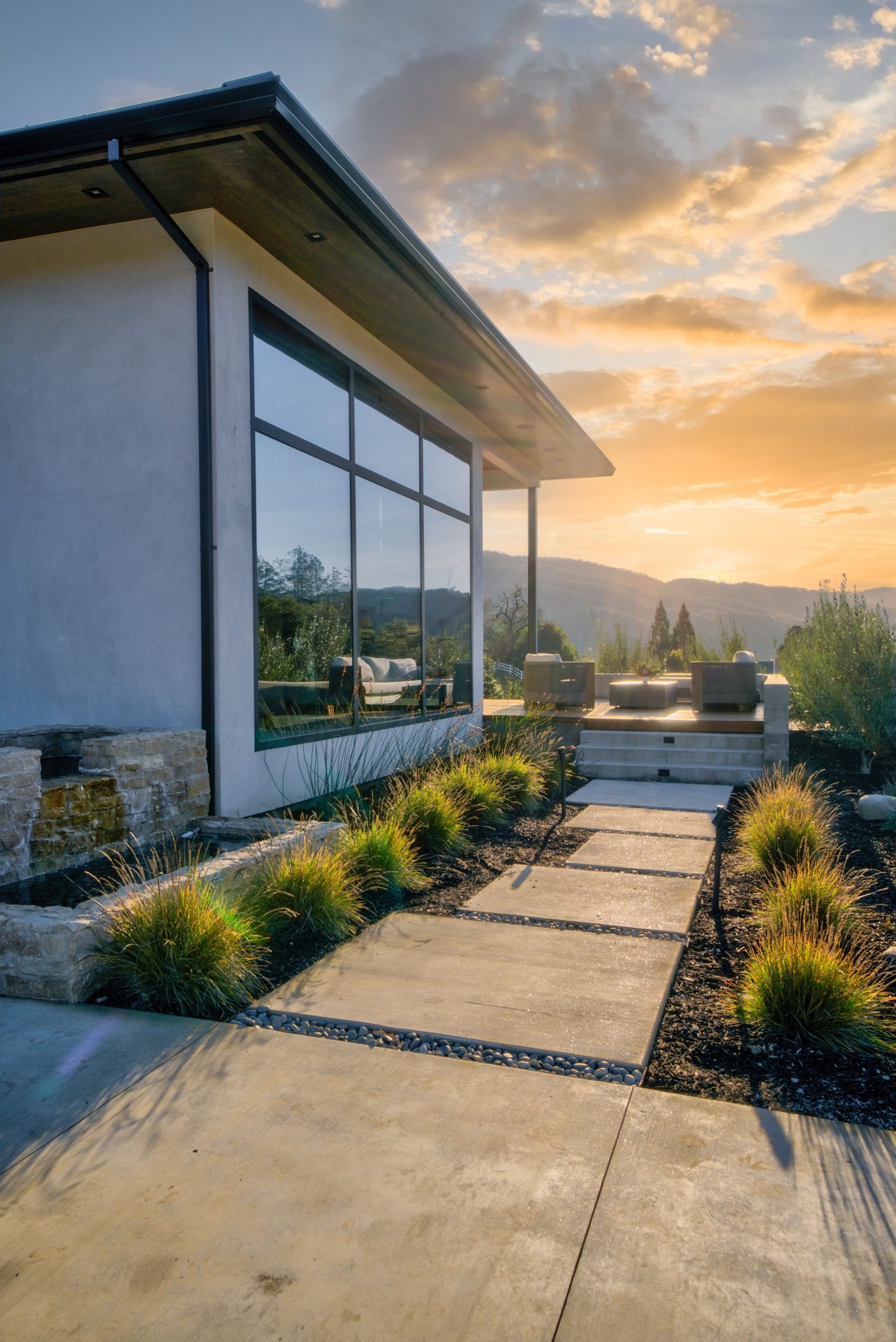 Sandy Court exterior side elevation