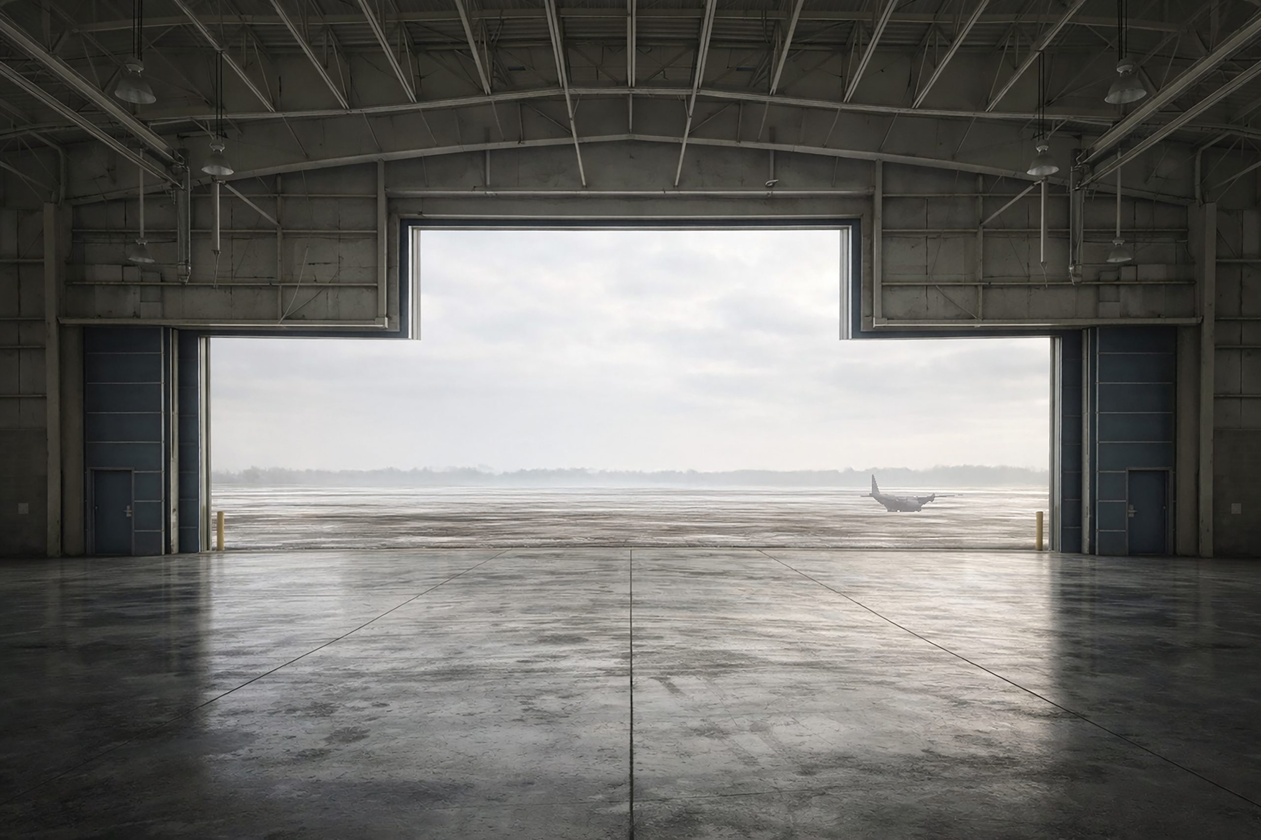 Gowen Field hangar — maintenance bay
